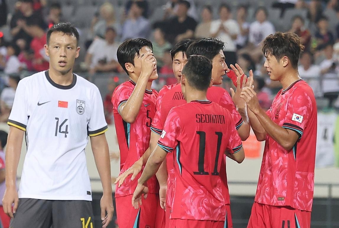 中国队碾压韩国队，波尔高光表现